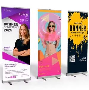Maßgefertigter Tragbarer Ausziehbarer Roll-Up-Banner Robuster Aluminium-Rollständer für Freistehende Werbedisplays - Product Image 5