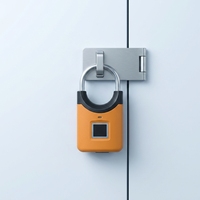 SKY GOOD SKG-555B Cadenas intelligent antivol à empreinte digitale en alliage de zinc pour sac à dos, valise et armoire de bureau