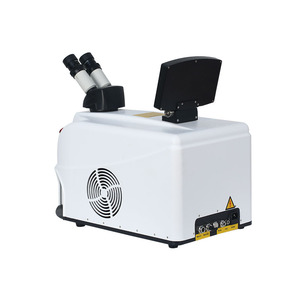 220V <b>Desk</b> Jewelry Gold and Silver Clock Stainless Steel <b>Small</b> Metal Parts Welding Machine Laser Jewelry Welding - Product Image 1
