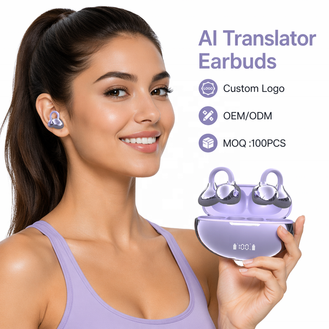 Ai Q108 TWS In-Ear Headphones LED Battery Open Wireless Ear Noise Cancelling Sports Running Earphones