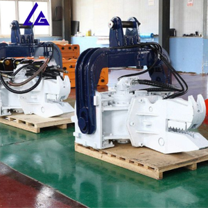 PC200 CAT320 CAT330 용 사각 튜브 목재 콘크리트 말뚝 i 빔 진동 해머 시트 파일 드라이버 - Product Image 5