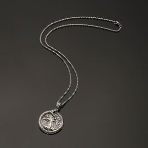 Nordic Viking <b>Tree</b> of Life Pendant <b>Necklace</b> Stainless Steel Vintage Viking Yggdrasil Ourobles <b>Necklace</b> Men Scandinavian Jewelry - Product Image 6
