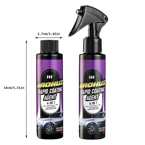 HH0001 120ml haohui Nano Quick Ceramic Coating - Car Wax Polish Spray Wash Fortify/Hydrophobic/Waterless Wash & Wax Coat Polish