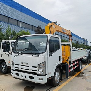 รถบรรทุก ISUZU 700P 4x2 ติดตั้งเครนขนาดเล็ก 5 ตัน เครนไฮดรอลิกแบบตรง กำลังลดราคา - Product Image 3