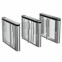 Barrière pivotante, système de contrôle d'accès automatique, lecteur de cartes RFID, reconnaissance faciale biométrique, sécurité, tourniquet pour piétons