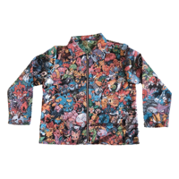 Blouson matelassé unisexe personnalisé en laine style hip-hop avec col montant brodé et doublure 220g, faible MOQ pour le printemps