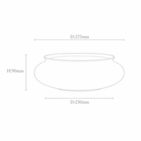 Abat-jour en verre sodocalcique soufflé à la main, blanc laiteux, diffuseur de lumière pour plafonnier encastré