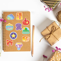 50 pegatinas de PVC impermeables con diseños de dibujos animados para decorar fundas de teléfono, cuadernos y botellas de agua