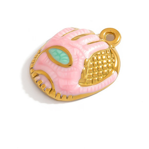 จี้สแตนเลสรูปหัวใจ อุปกรณ์ทำเครื่องประดับ DIY สำหรับผู้หญิง ของขวัญ จี้แฟชั่น - Product Image 4