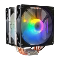 Offre spéciale ventilateur de refroidissement CPU 4 caloducs LGA refroidisseur de processeur haute Performance RGB AM5 AM4 ventilateur de refroidissement CPU tenue de périphérique de jeu