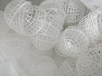 Balle sphérique en polyéthylène riche en fonctionnalités, moulage par injection, balle en plastique maillée