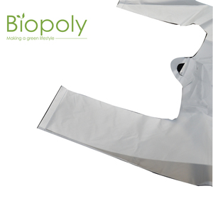 100% Biopoly Biodegradable Plastic t shirt bag
