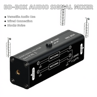 Aislador de Señal de Audio BHA BD-BOX, Mezclador con Interfaz de 6.35mm, Cancelación Pasiva de Ruido, 12 Años de Garantía de Fábrica, Venta al Por Mayor OEM, CE, FCC