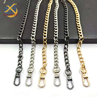 Chaîne en métal tendance Xinyuan Hardware Factory avec fermoir argent/noir/or 100cm/110cm/120cm pour accessoires de sac à main