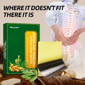 Patch analgésique à la décoction de gingembre et d'angélique, 8 pièces |   Thérapie magnétique par infrarouge lointain pour les douleurs musculaires et articulaires - Product Image 3