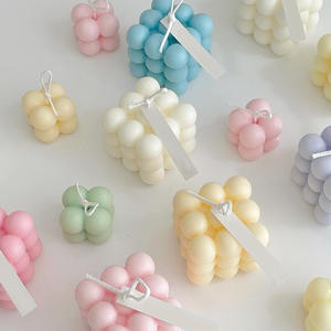 Molde de silicona para mousse de grado alimenticio, para cera de soja, con formas de bola y cubo de <span class=keywords><strong>Rubik</strong></span>, para velas de aromaterapia DIY, material transfronterizo - Product Image 2