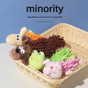 Piccolo giocattolo eco-friendly Cross-Border Pet peluche cane morso bocca giocattolo suono per Self-Hi artefatti per alleviare la noia - Product Image 2