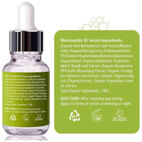 Sérum Visage Liquide Anti-Âge et Anti-Rides OEM aux Herbes, 10% Aloe Vera et Acide Hyaluronique, Éclaircissant, Usage Domestique, 30ml