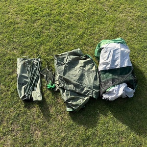 Tenda da Escursionismo Premium per Una Persona con Punti di Ancoraggio Rinforzati per Ambienti Ventosi, Rifugio Tattico per Addestramento e Sopravvivenza - Product Image 3