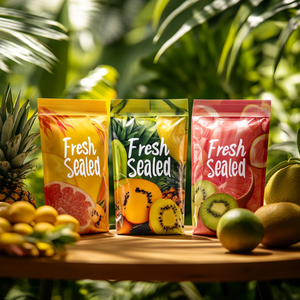 Tùy chỉnh in trái cây túi hương vị khác nhau in kỹ thuật số Nắp kéo đứng túi ziplock thấp moq linh hoạt bao bì thực phẩm - Product Image 6