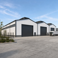Bâtiment d'usine préfabriqué en acier pour la construction de l'industrie agroalimentaire et des ateliers de production