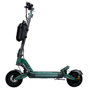 Patinete Eléctrico Honey Whale Pro, Motor de 900W, Batería de 54.6V 16Ah, Carga Máxima de 120kg, Velocidad de 40km/h, Autonomía de 45km, Neumáticos de 9.65 Pulgadas, Verde/Amarillo, Capacidad de Carga de 120kg - Product Image 6