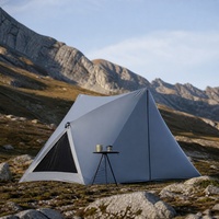 Tente de camping occultante à ouverture automatique en 1 seconde, tente de camping extérieure portable instantanée anti-UV et anti-moustiques