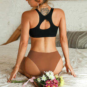 Tangas populaires chauds personnalisés femmes minceur respirant sans couture tongs culottes taille basse Hipster sous-vêtements avec Logo sur la taille - Product Image 3