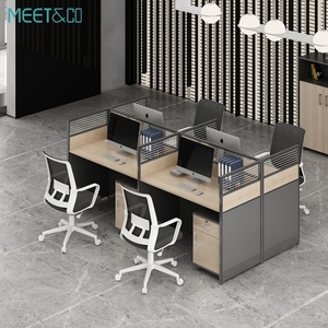 Escritorio Modular Convertible Moderno para 1-3 Personas, Muebles Acústicos para Oficina, Escuela y Exteriores - Product Image 2