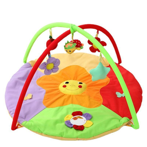 Tout-petits ramper couverture ronde dessin animé bébé <span class=keywords><strong>tapis</strong></span> de <span class=keywords><strong>jeu</strong></span> avec cadre de remise en forme doux <span class=keywords><strong>jeu</strong></span> <span class=keywords><strong>tapis</strong></span> de protection <span class=keywords><strong>tapis</strong></span> de <span class=keywords><strong>jeu</strong></span> - Product Image 1