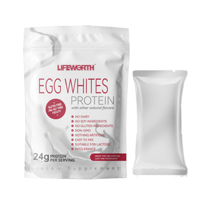 ライフワース工場プレミアム乾燥卵白非遺伝子組み換え無香料24g卵白プロテインパウダー - Product Image 5