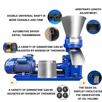 Ligne de production de granulés d'aliments pour bétail et volailles QuanHeng à haute productivité 300 kg/h avec mélangeur et élévateur