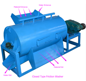 プラスチック摩擦洗濯機工業用PP PEプラスチックリサイクル摩擦洗濯機 - Product Image 2