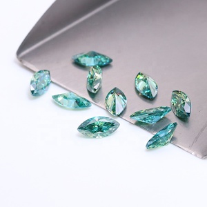 Yingma Wholesale Mossanite Natural Color <strong>Excellent</strong> Cut Moissanite <strong>Loose</strong> <strong>Diamond</strong> Gemstone VVS1 Green Marquise Moissanite Stones - Product Image 2