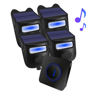 Timbre inteligente inalámbrico con energía solar personalizable con activación por movimiento diseño antirrobo 38 campanas melódicas para la seguridad del hogar - Product Image 6