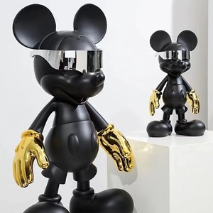Nueva Tendencia de Moda: Escultura de Resina Cyberpunk de <span class=keywords><strong>Mickey</strong></span>, Adorno Decorativo para Sala de Estar, Porche, Mueble de TV, Barra, Entrada, Decoración Moderna - Product Image 3