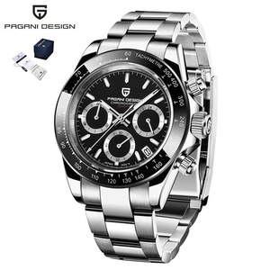 นาฬิกาข้อมือผู้ชาย Pagani Design PD-<span class=keywords><strong>1644</strong></span> สายสแตนเลสสตีล ระบบโครโนกราฟ เครื่องญี่ปุ่น Vk63 กันน้ำ - Product Image 4