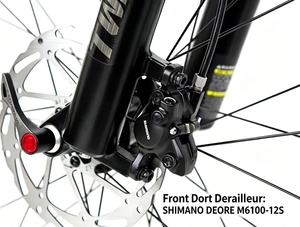 Bicicleta de Montaña Twitter M5 de Fibra de Carbono, M6100, 12 Velocidades, Freno de Disco, Horquilla Neumática, Pedal Ordinario para <span class=keywords><strong>XC</strong></span> y Todoterreno - Product Image 5