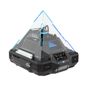 Boîtier <span class=keywords><strong>PC</strong></span> Mecha Space NPC, nouveau design en forme de <span class=keywords><strong>pyramide</strong></span> Micro ATX/ITX, refroidisseur liquide 360 mm, boîtiers et tours d'ordinateurs de jeu - Product Image 3
