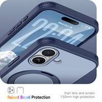 Funda Magnética de Lujo para Teléfono con Soporte, Diseño Moderno, Aleación, para iPhone 17 16 15 14 13 Pro