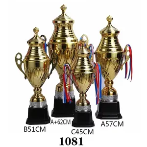 Trofeos Escolares Personalizados, Copa de Premio para Campeones, Trofeos Deportivos Mundiales, Artesanía de Metal Plateado de Lujo - Product Image 5