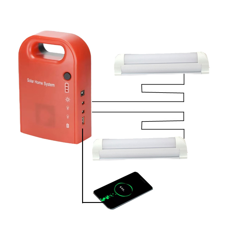 home solar system with tube lights