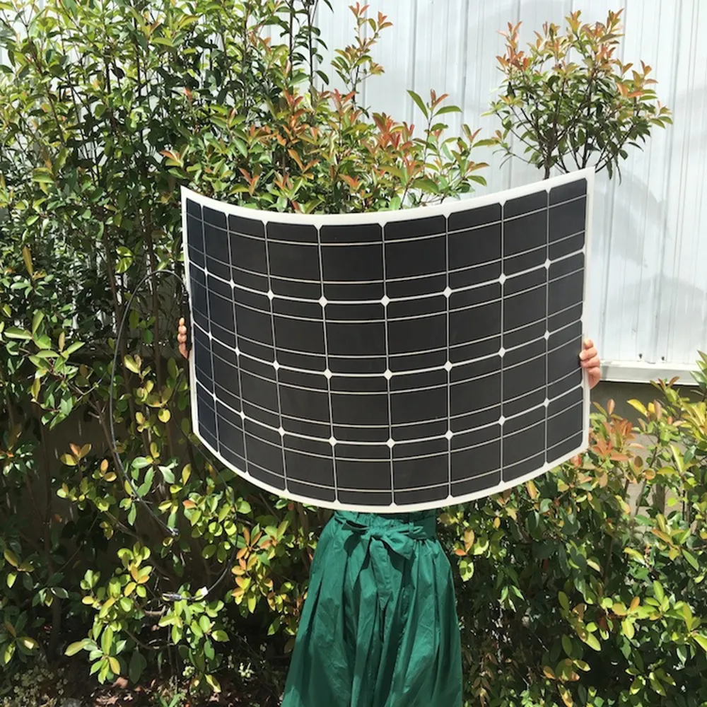 100W 200W 300W kleine Dünnschicht flexible Solarmodule Hersteller mono kristallines Silizium Solar panel Set PV-Modul