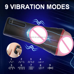 Masturbateur à 9 fréquences de vibration, recharge USB, télécommande, serrage interne, <span class=keywords><strong>2</strong></span> heures de charge et 1 heure d'utilisation - Product Image 1