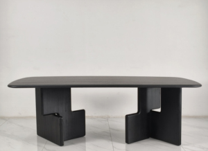 Console de lumière italienne de luxe <span class=keywords><strong>simple</strong></span> Meubles de salon Tables à manger en bois Table à manger rectangulaire en bout Ensemble 10 places moderne - Product Image 6
