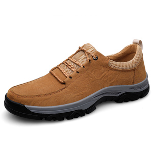 Scarpe Oxford da <span class=keywords><strong>Uomo</strong></span>, <span class=keywords><strong>Stivali</strong></span> da Lavoro e Sicurezza, Scarpe Basse con Lacci per Escursionismo e Trekking, in Vera Pelle Nubuck - Product Image 2