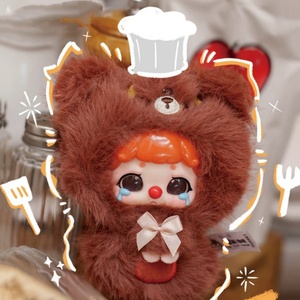 Boîte aveugle originale pour bébé trois <span class=keywords><strong>Kiki</strong></span> - Fluffy Zoo Trendy Cute Doll Figure Keychain Gift Convient pour la décoration de la maison - Product Image 5