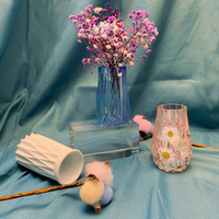 Early Riser DIY Vase moule Grand porte-stylo Cristal dégoulinant moulage Silicone moule Résine Gypse Décor À La Maison Creative À La Main