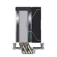 COOLLEO B40s Radiator pendingin udara CPU Digital penjualan laris 1700AM5 ARGB kipas pendingin 4 pipa panas tembaga PWM mendukung Heatsink komputer