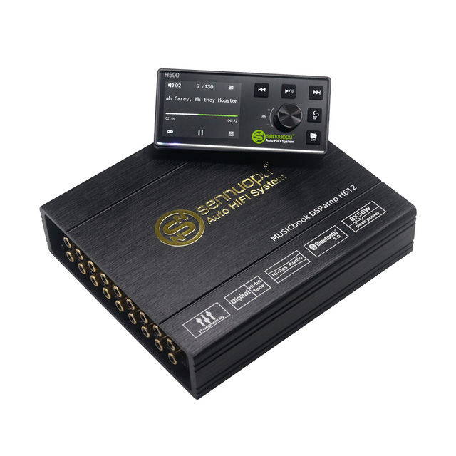 RTS H612 Plus Car Audio DSP Amplifier 12-Channel 8x30W High Power Output Aftermarket Vehicle Stereo Upgrade